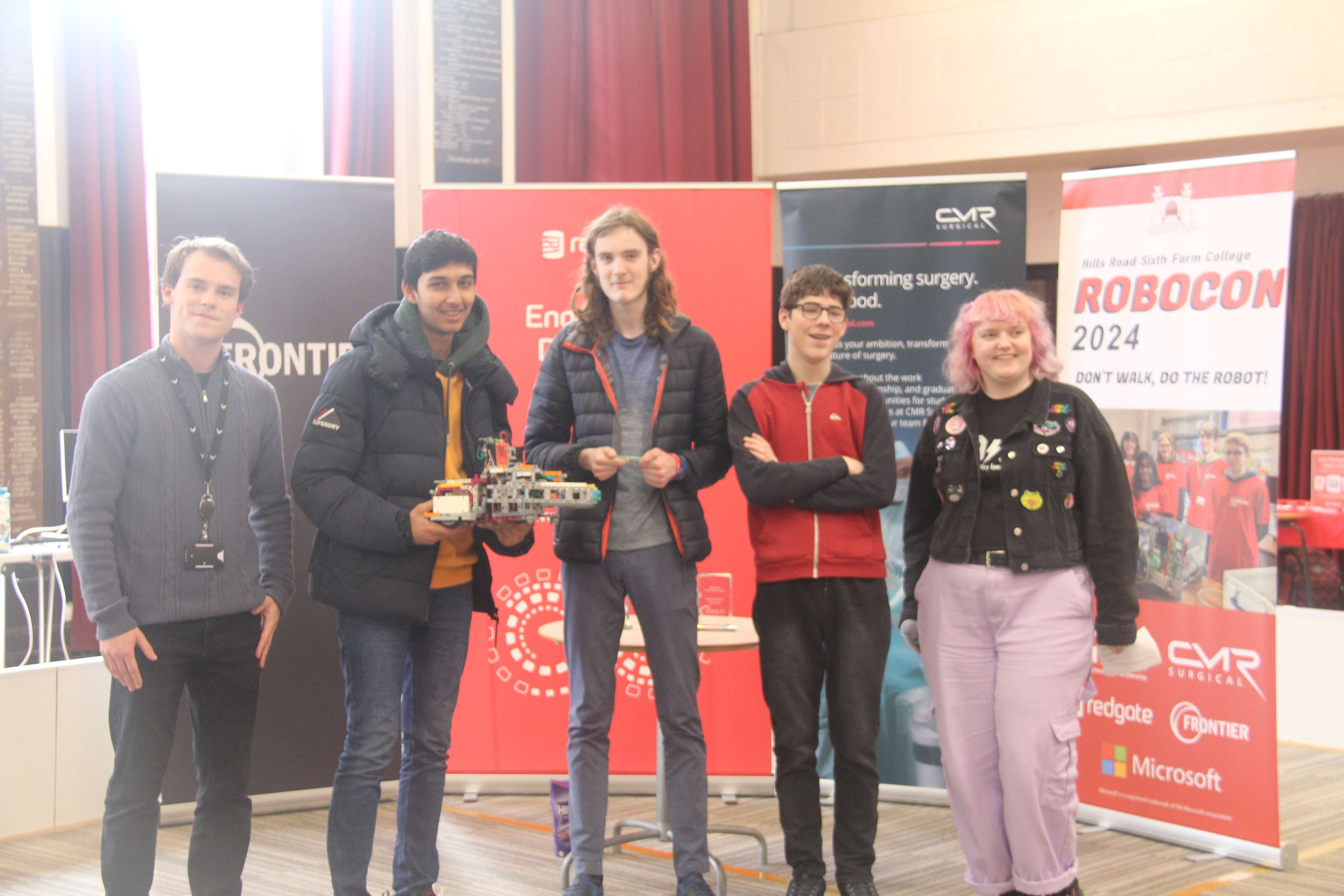 Impington Village College with Frontier Ingenuity Award